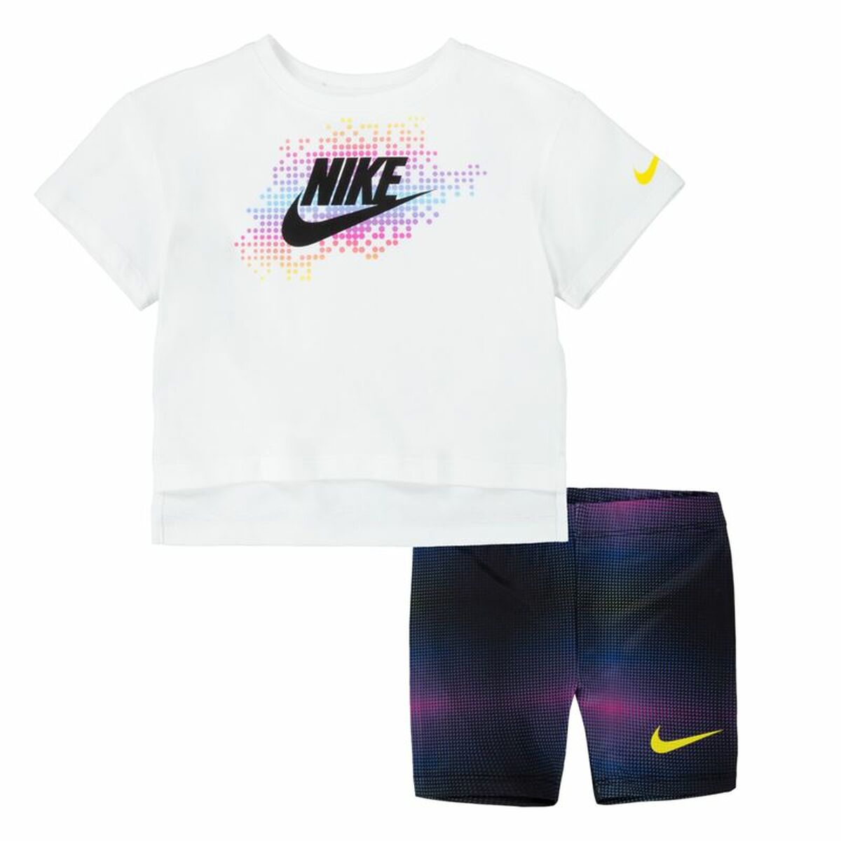 Children's Sports Outfit Nike Aop Bike Blue White Multicolour 2 Pieces Nike