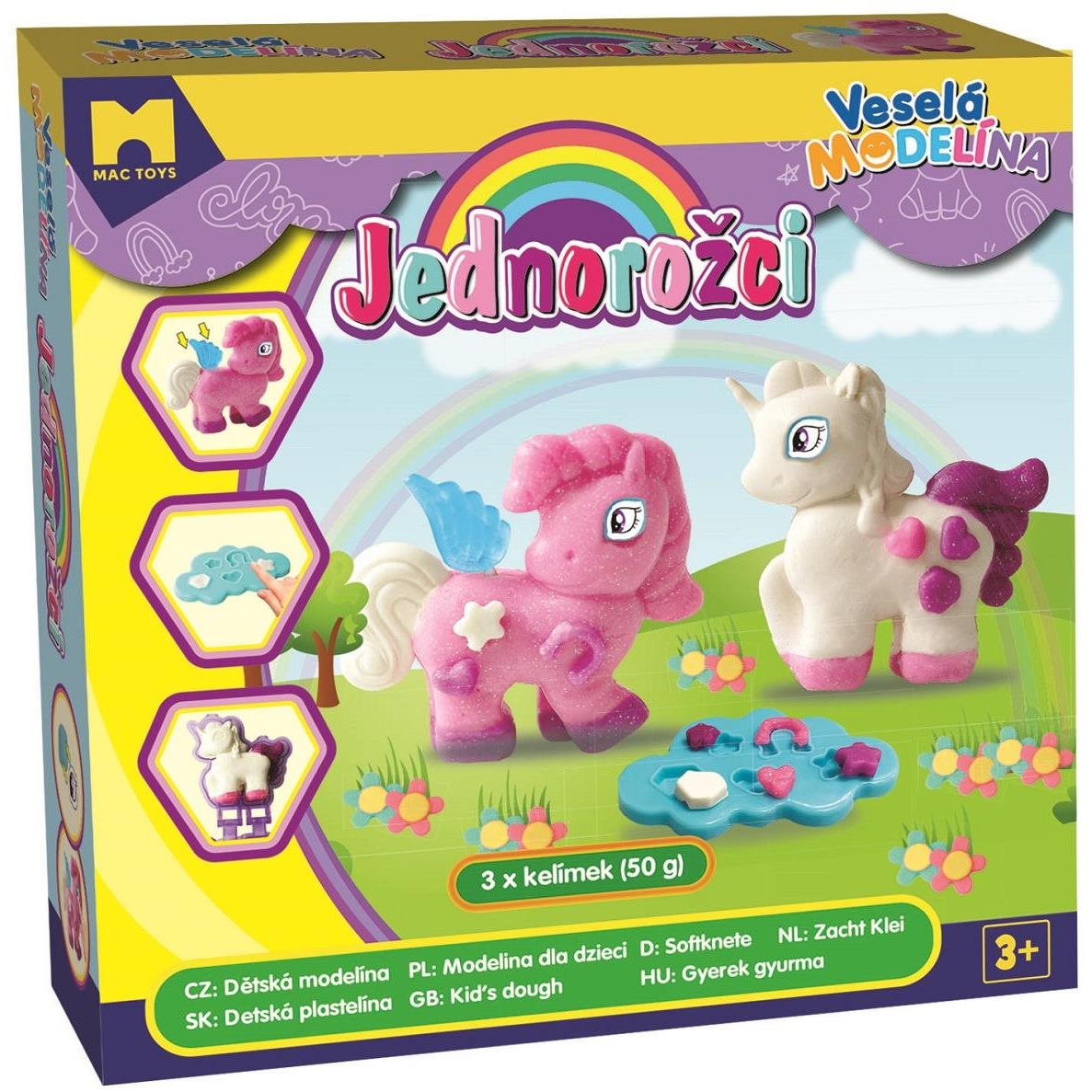 Mac Toys vidám gyurmakészlet - egyszarvú (8590439117629) Mac Toys