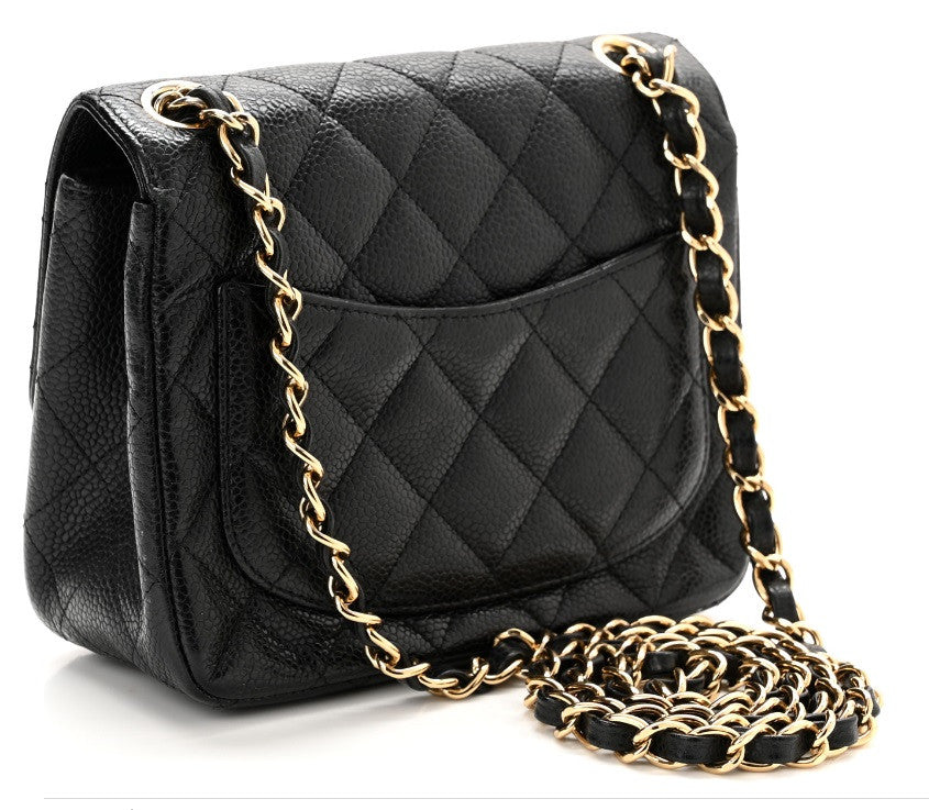 Chanel Handbag- Classic White Square Mini Flap Bag Chanel