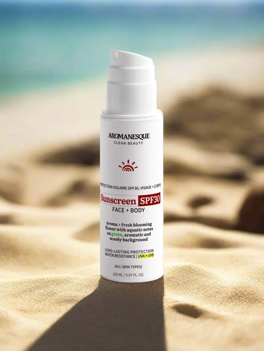 Aromanesque Mineral Sunscreen SPF30 for Face & Body Aromanesque