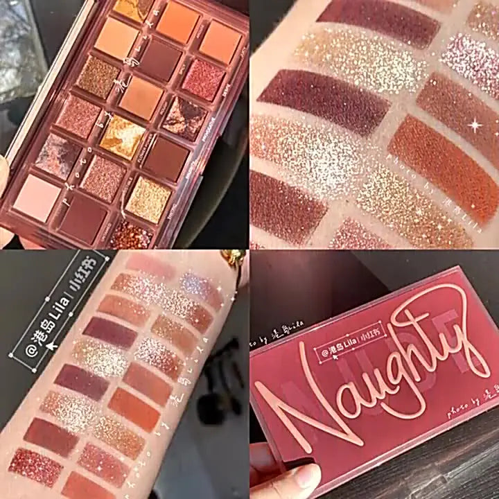 Inverted Rose 18-Color Eyeshadow Palette Cashymart