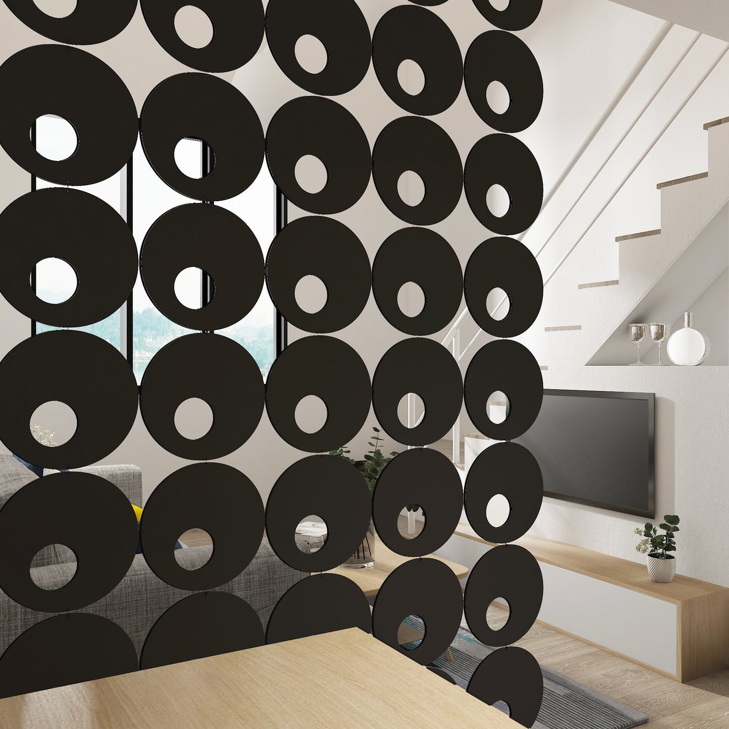 Corvo Island Suspended Room Divider-0
