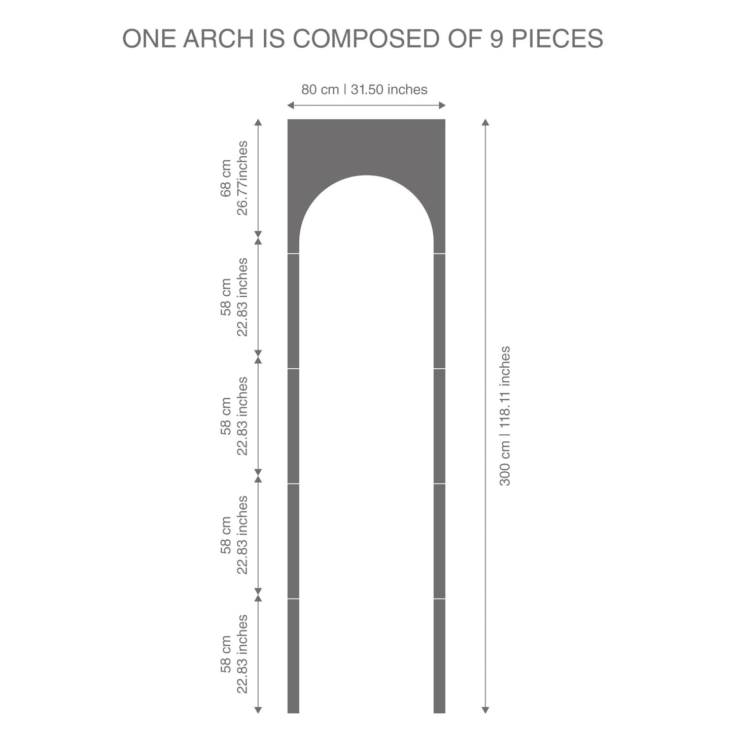 3D Big Wall Arches-3
