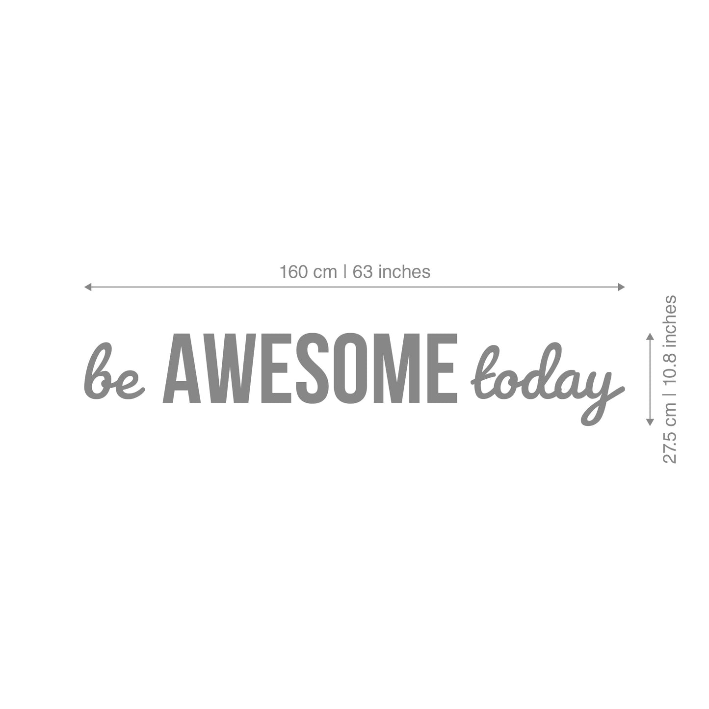Be Awesome Today 3D Office Wall Decor-2