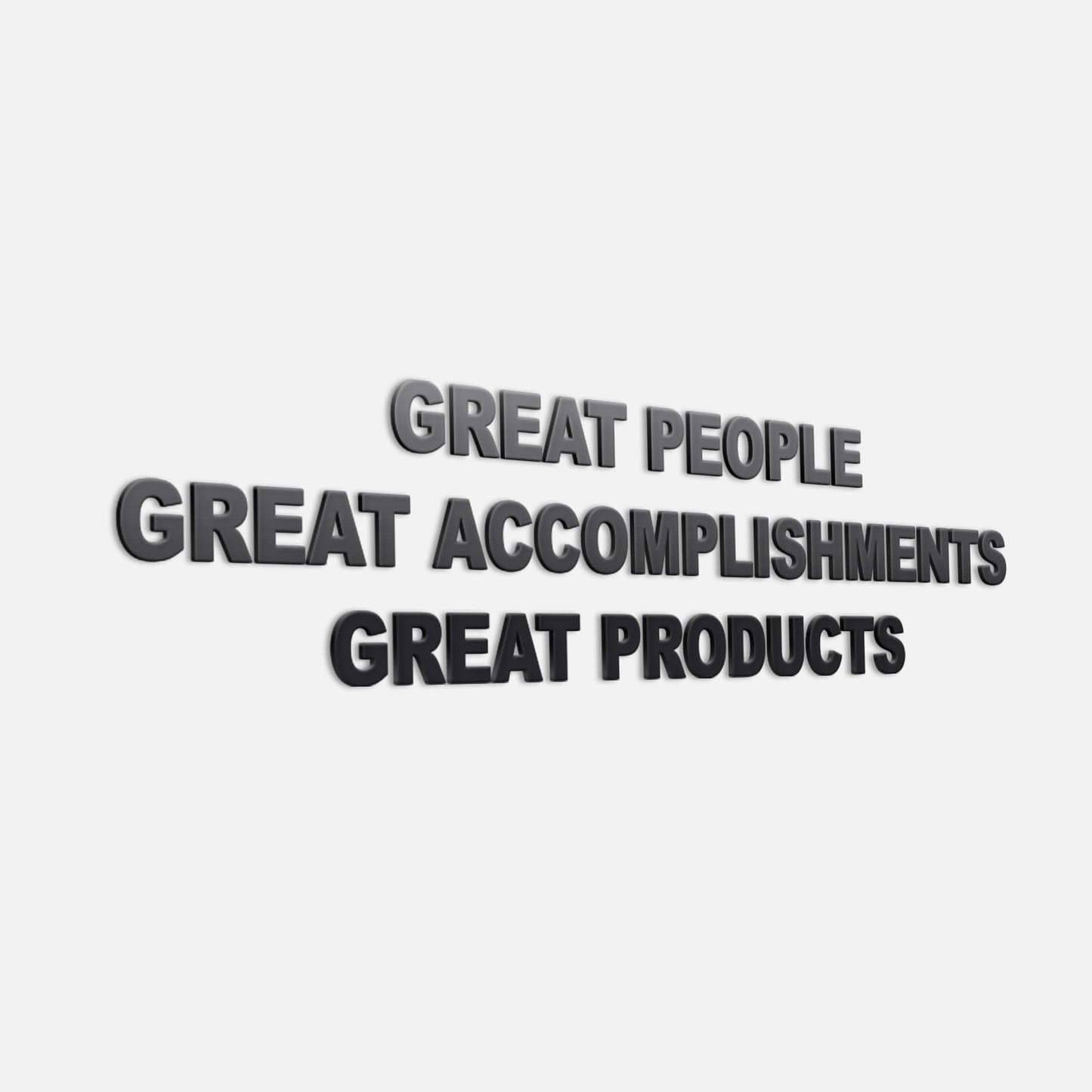 Great People, Great Accomplishments | 3D Office Decor-1