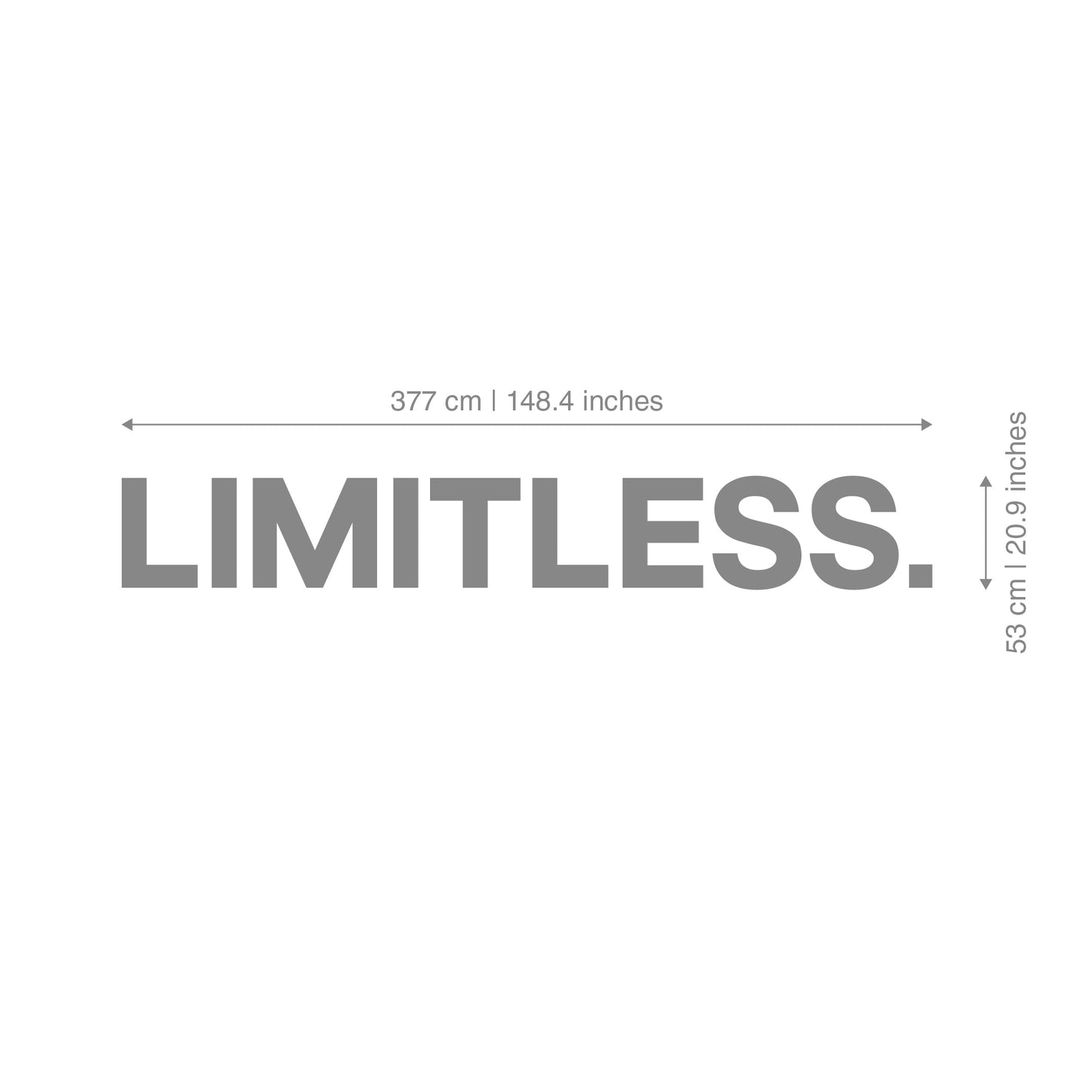 Limitless 3D Gym Wall Art-2