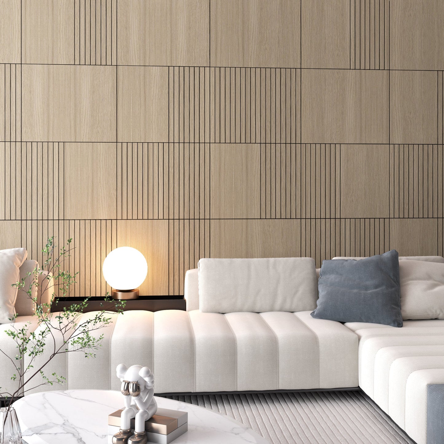 Light Wood 3D Wall Panels-1