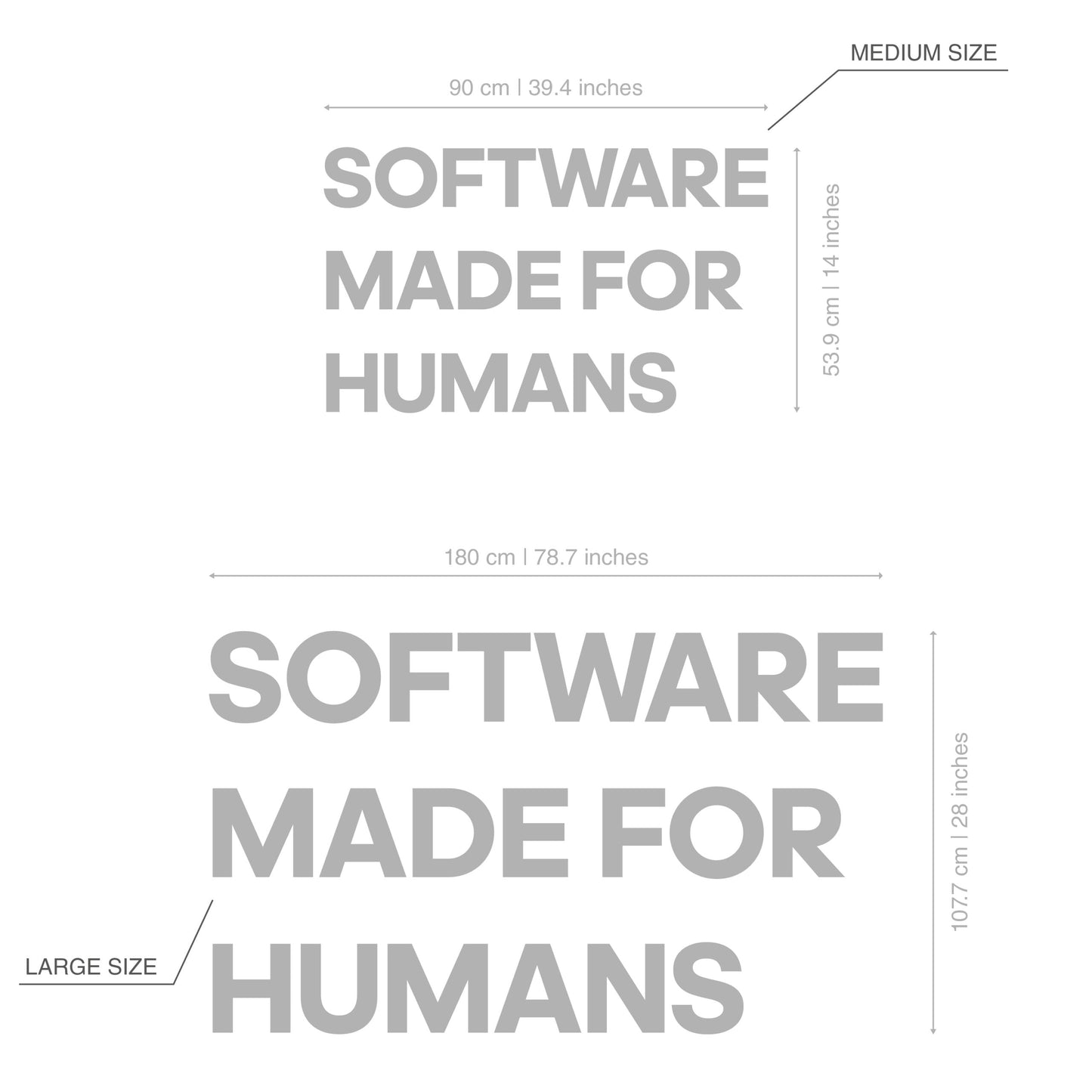 Software Made for Humans Office Decor-3
