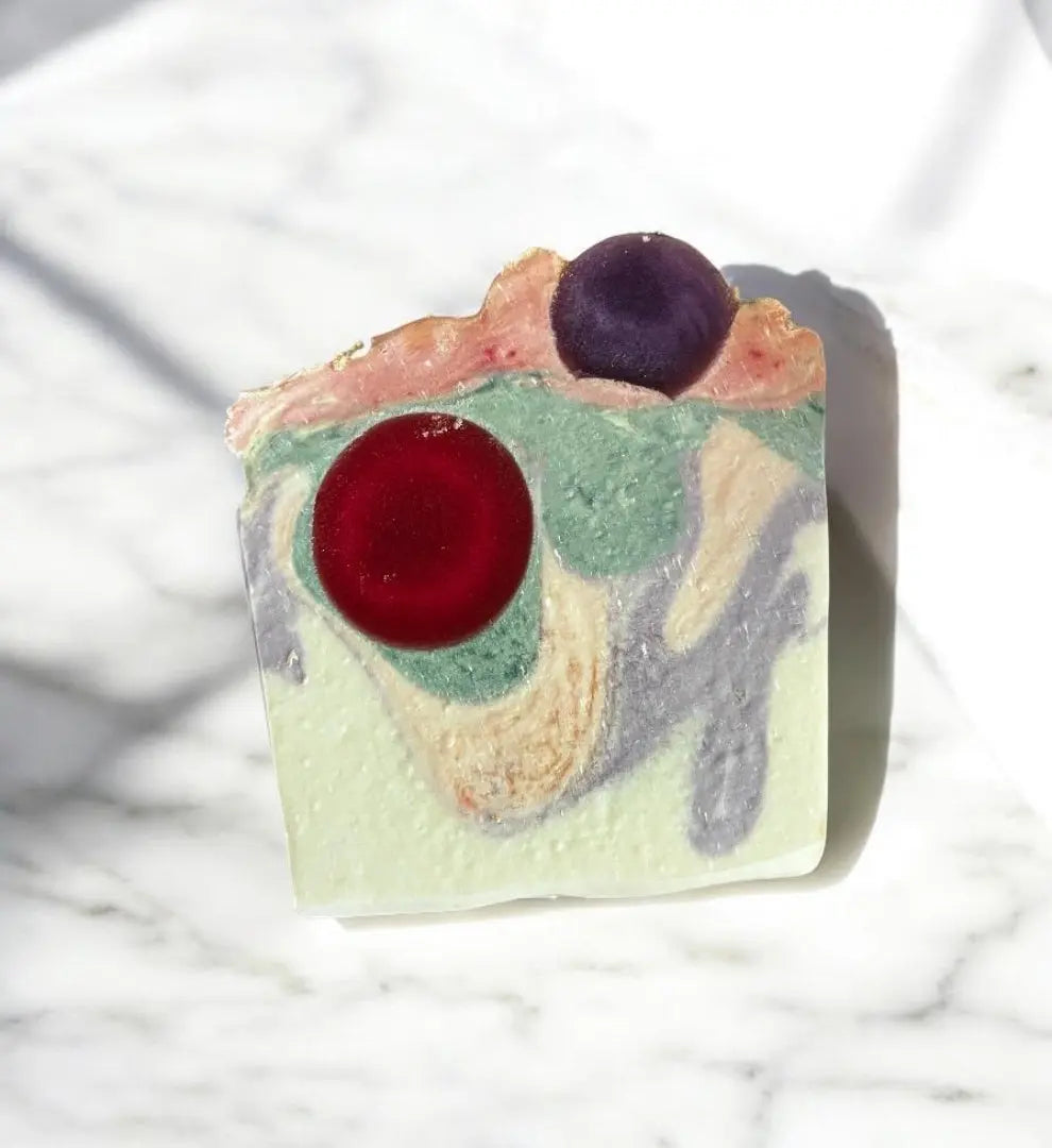 Pink Lemonade Soap Slice - Vegan - SLS Free - Cold Process Soap My Store
