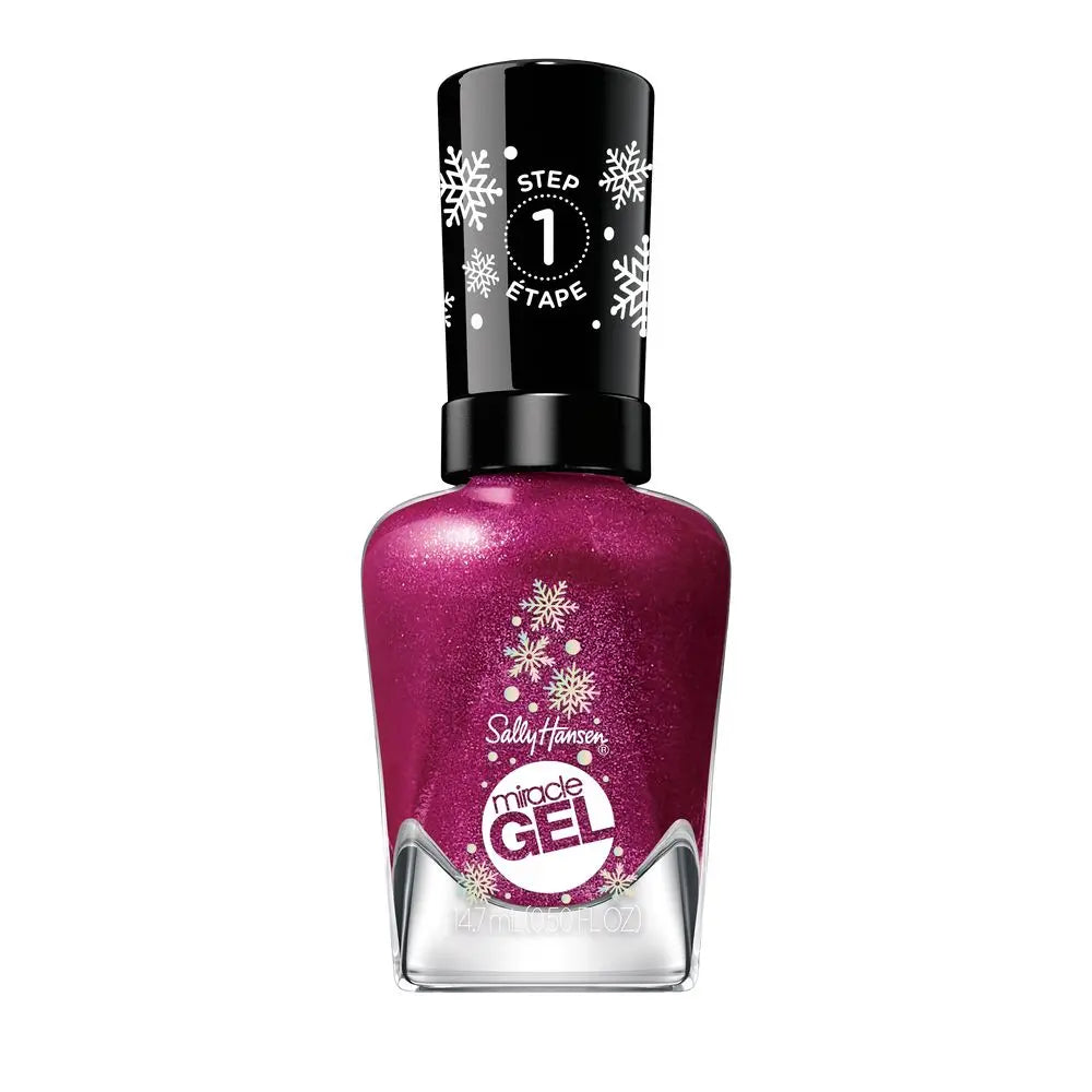 MIRACLE GEL HOLIDAY Nail Polish #923-Sugar Plum Kisses 9.17 ml Sally Hansen