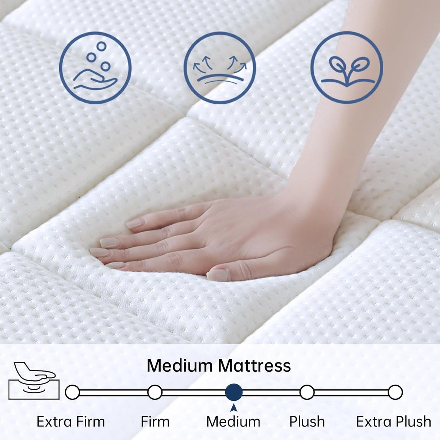 14 Inch Queen Mattress with Pocket Springs and Foam-2