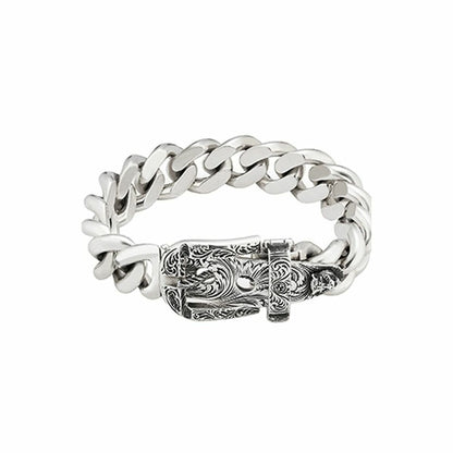Men's Ring Gucci YBA476810001 Silver Gucci