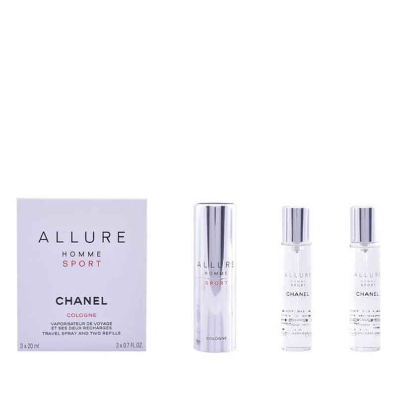 Men's Perfume Allure Homme Sport Cologne Chanel 3145891233001 EDC (3 pcs) Allure Homme Sport Cologne 20 ml Chanel