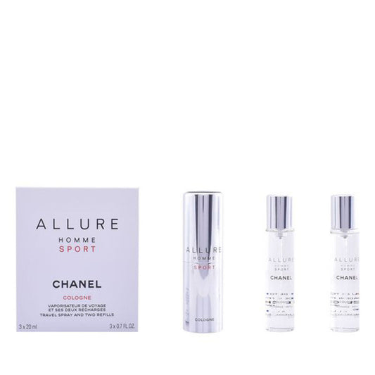 Men's Perfume Allure Homme Sport Cologne Chanel 3145891233001 EDC (3 pcs) Allure Homme Sport Cologne 20 ml Chanel