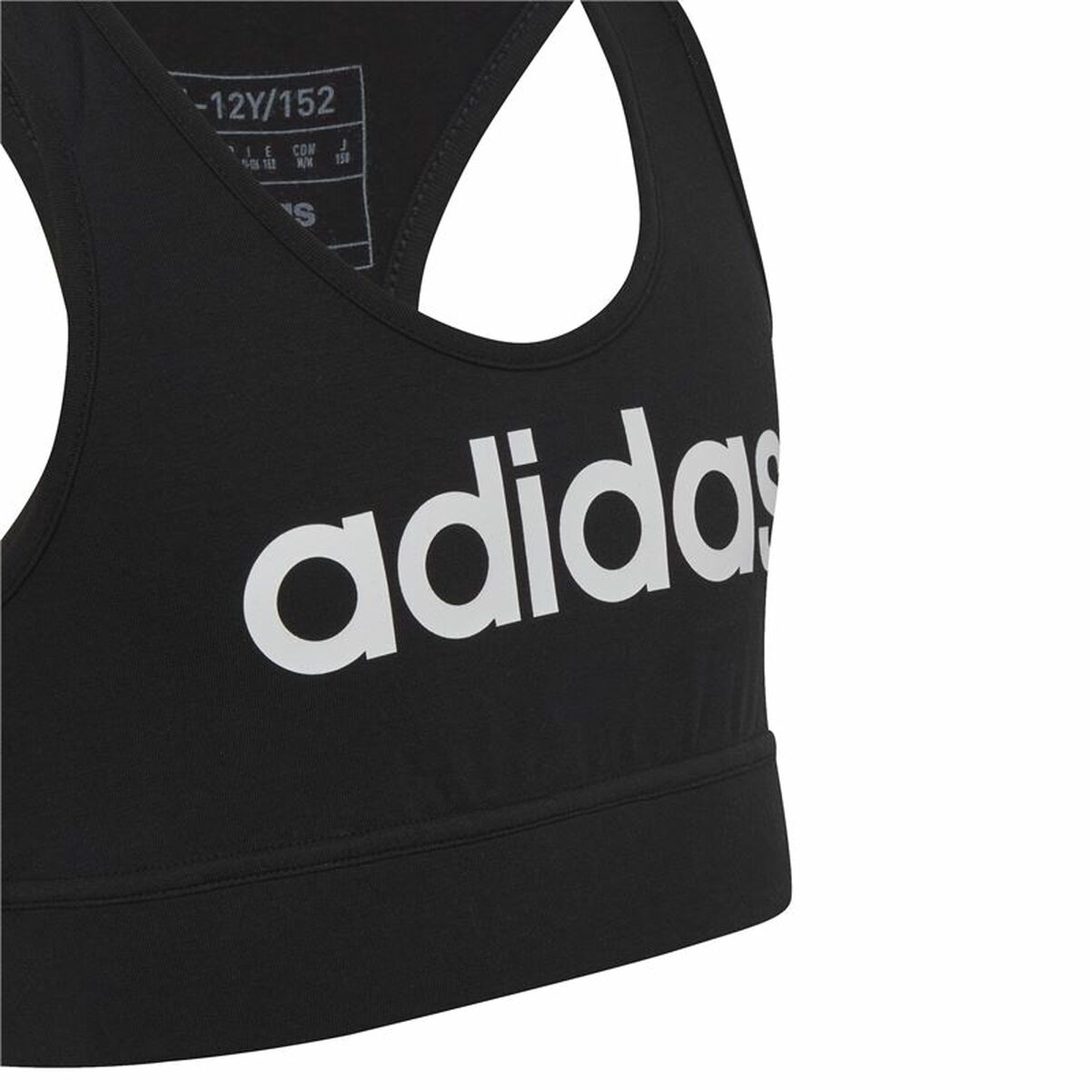 Sports Bra Adidas Black Adidas