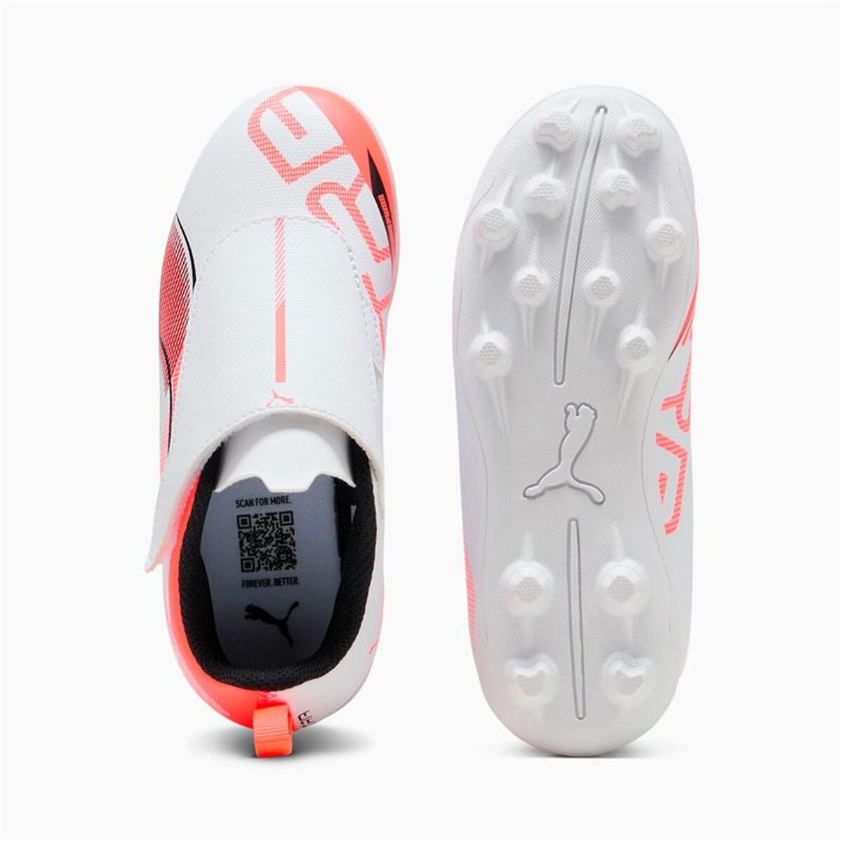 Childrens Football Boots Puma White