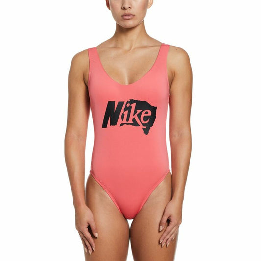 Women’s Bathing Costume Nike  U-Back Coral