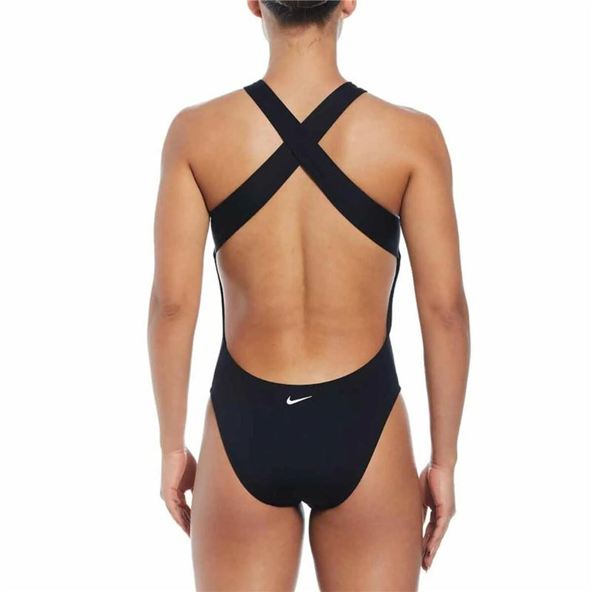 Women’s Bathing Costume Nike Multi Logo Black