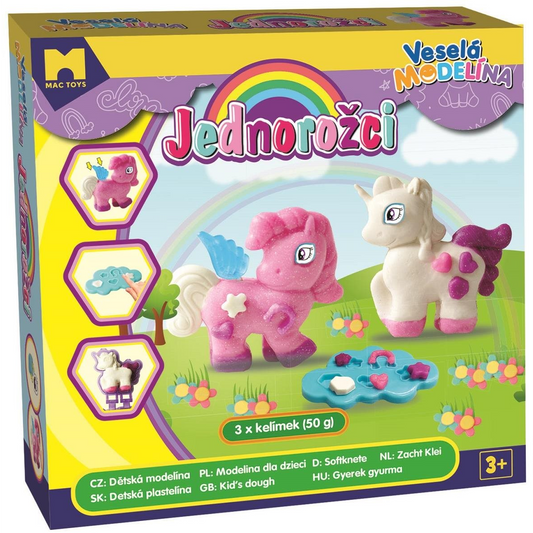 Mac Toys vidám gyurmakészlet - egyszarvú (8590439117629) Mac Toys