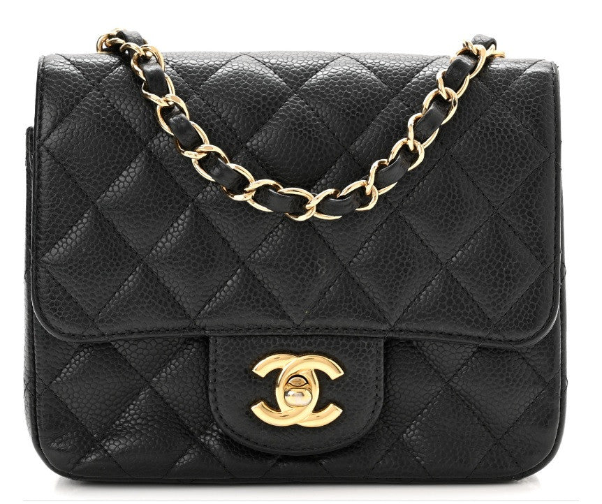 Chanel Handbag- Classic White Square Mini Flap Bag Chanel