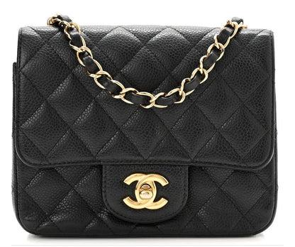 Chanel Handbag- Classic White Square Mini Flap Bag Chanel