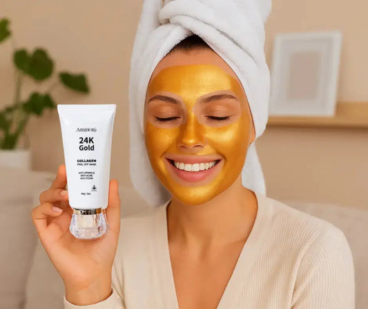 Ammuri 24K Gold Peel-Off Face Mask – Deep Cleansing & Brightening Pore Minimiser (60ml) Ammuri Beauty