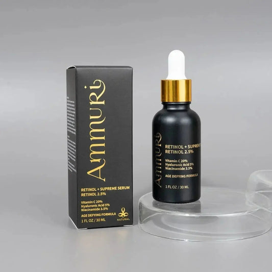 Ammuri Retinol Supreme 2.5% Serum – Anti-Aging Treatment - Age-Defying Formula Ammuri Skincare
