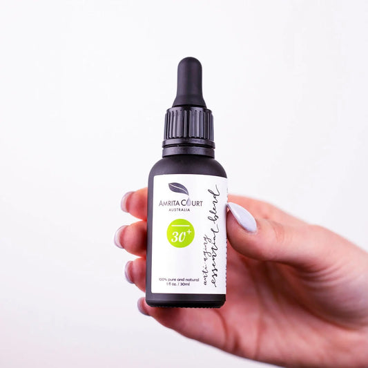 Anti-Aging Essential Blend 30+ | Feature Rose | Premium Skin Range | Skincare Oil Amrita Court