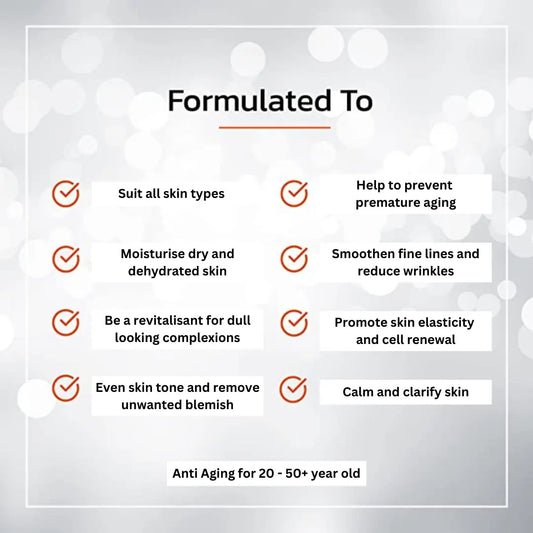 Anti-Aging Essential Blend 30+ | Feature Rose | Premium Skin Range | Skincare Oil Amrita Court