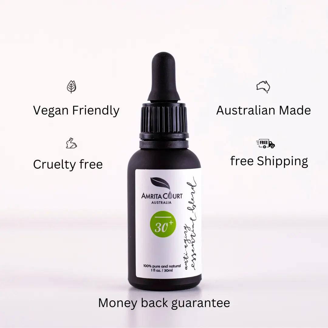 Anti-Aging Essential Blend 30+ | Feature Rose | Premium Skin Range | Skincare Oil Amrita Court