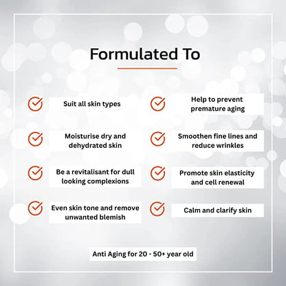 Anti-Aging Essential Blend 40+ | Feature Neroli | Premium Skin Range | Skincare Oil Amrita Court