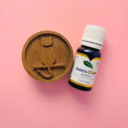 Intimacy+Wood Diffuser | Sensual & Euphoric | Female Hormone | Postpartum | Essential Oil Combo Amrita Court