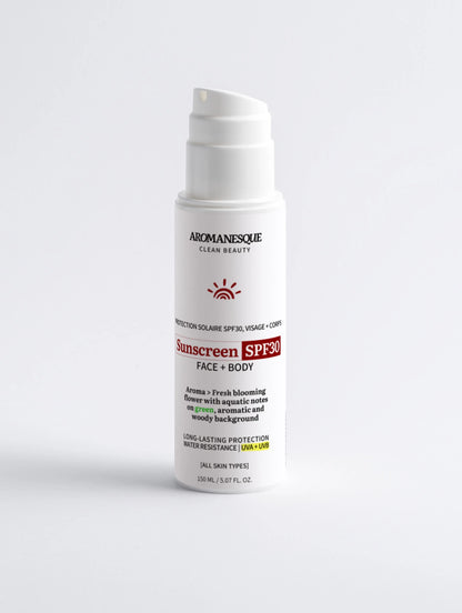 Aromanesque Mineral Sunscreen SPF30 for Face & Body Aromanesque
