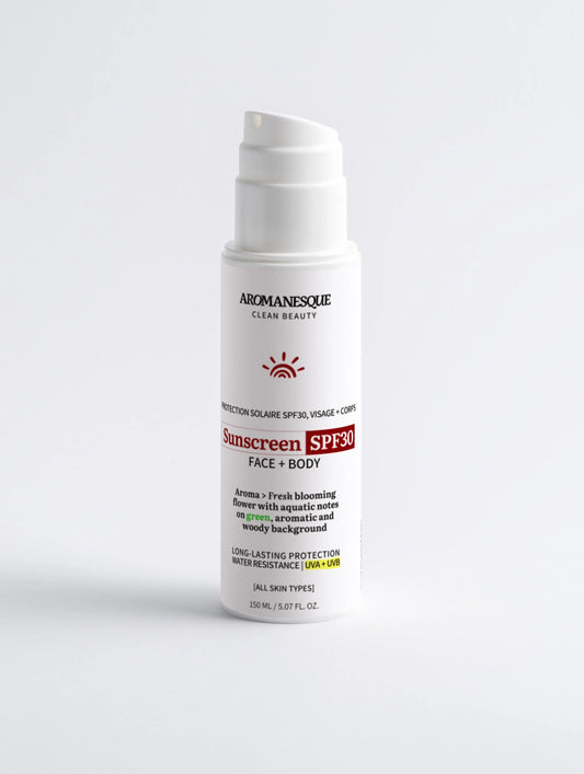 Aromanesque Mineral Sunscreen SPF30 for Face & Body Aromanesque