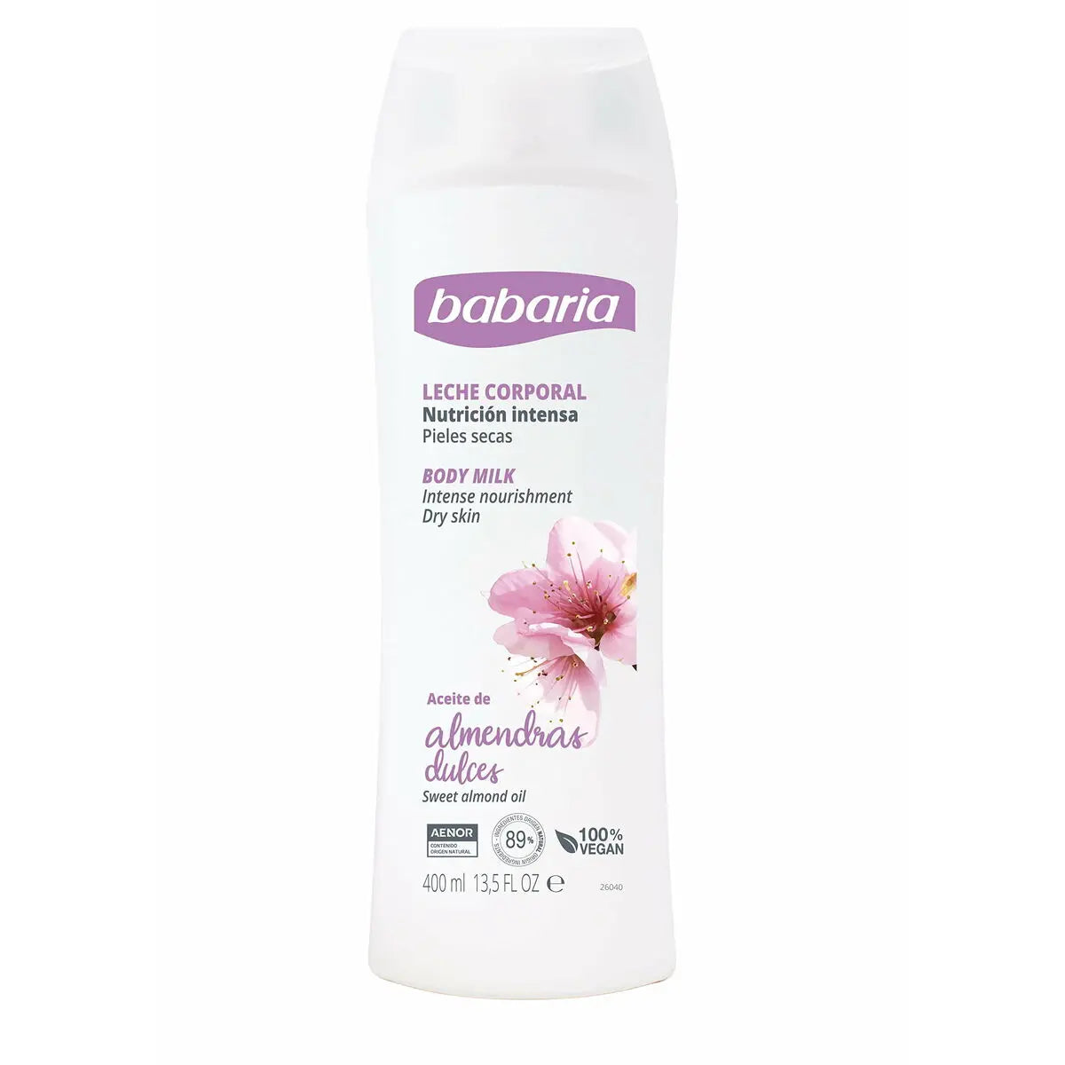 NutritiveBody Milk Babaria   Almond Oil 400 ml Babaria
