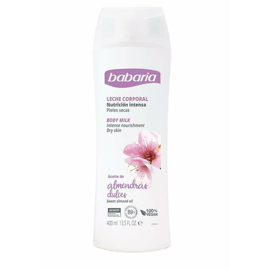 NutritiveBody Milk Babaria   Almond Oil 400 ml Babaria
