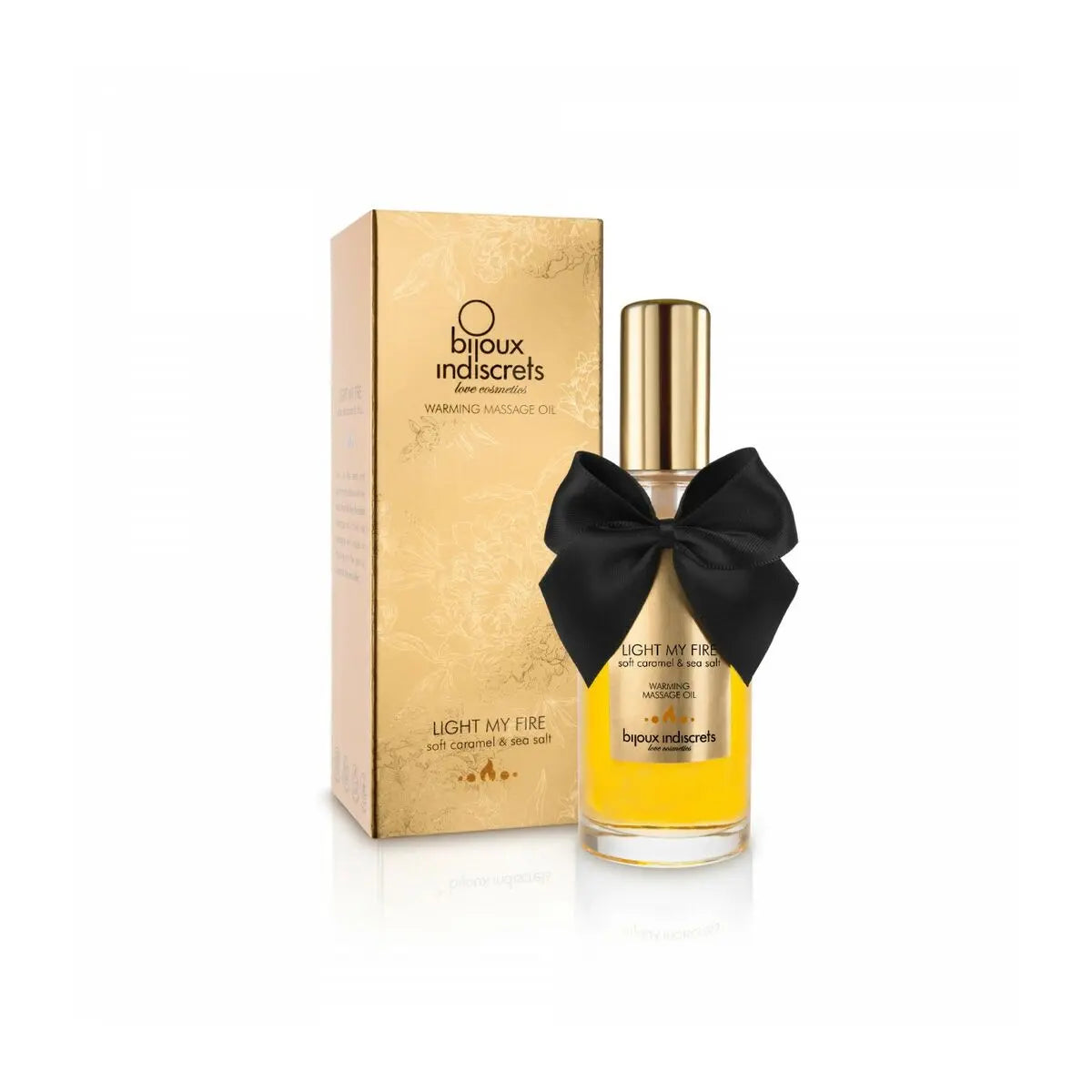 Erotic Massage Oil Bijoux Cosmetiques Light My Fire 100 ml Caramel Heating Effect Bijoux Cosmetiques