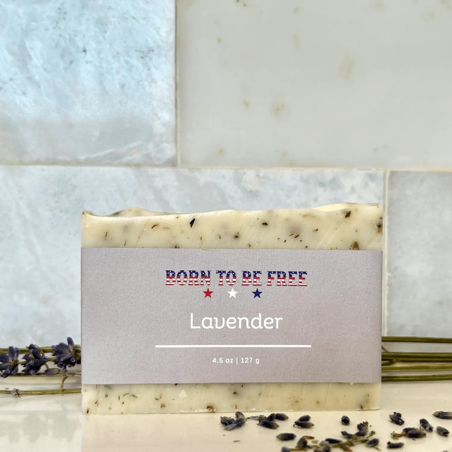 Lavender Tallow Soap Bar Born to be Free