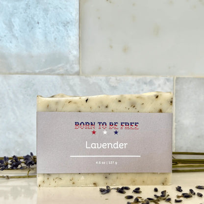 Lavender Tallow Soap Bar Born to be Free