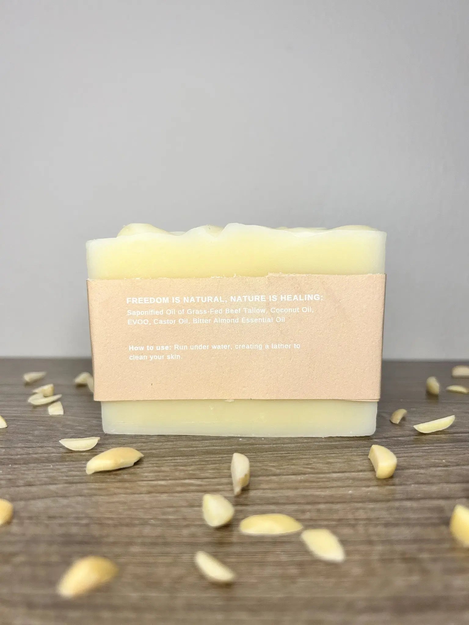 Sweet Almond Tallow Soap Bar Born to be Free