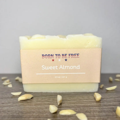 Sweet Almond Tallow Soap Bar Born to be Free