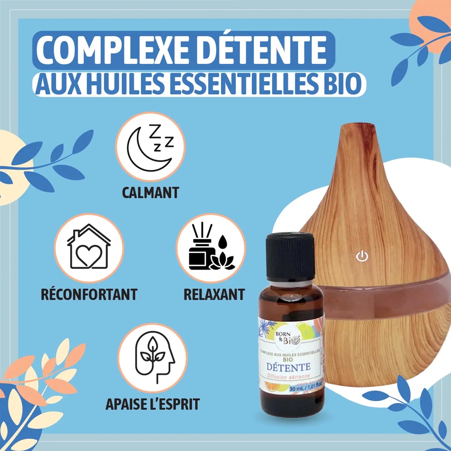 Relaxation - Complex with organic essential oils Born to Bio