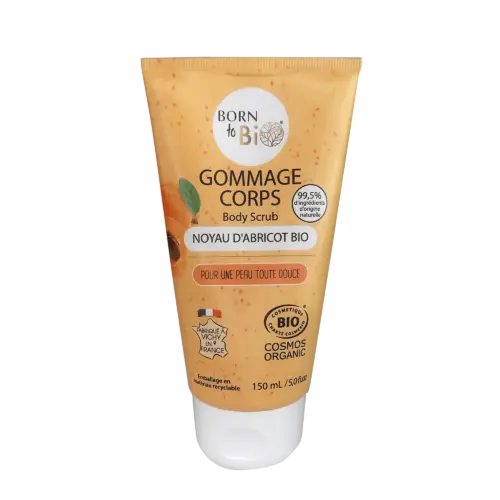 Gommage Corps Noyau d'Abricot - Certifié Bio Born to Bio