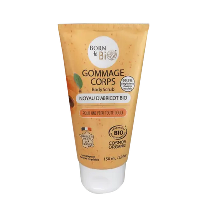 Gommage Corps Noyau d'Abricot - Certifié Bio Born to Bio