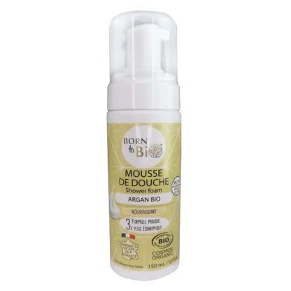 Argan Shower Foam - Certified organic Born to Bio