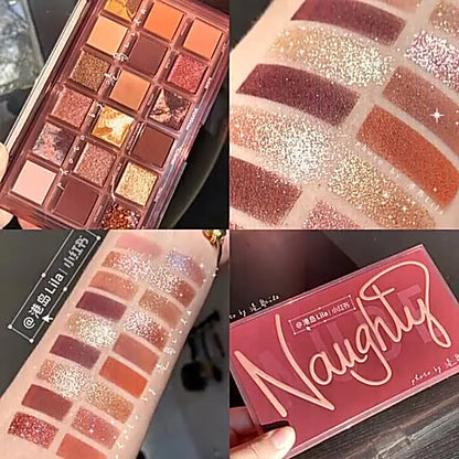 Inverted Rose 18-Color Eyeshadow Palette Cashymart