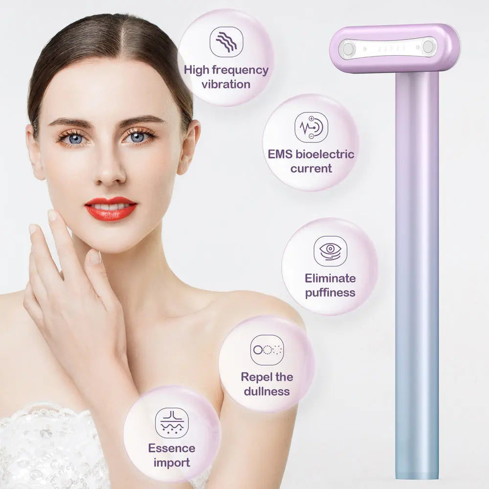 Rotatable EMS Facial and Neck Massager Cashymart