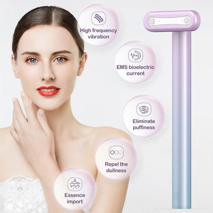 Rotatable EMS Facial and Neck Massager Cashymart