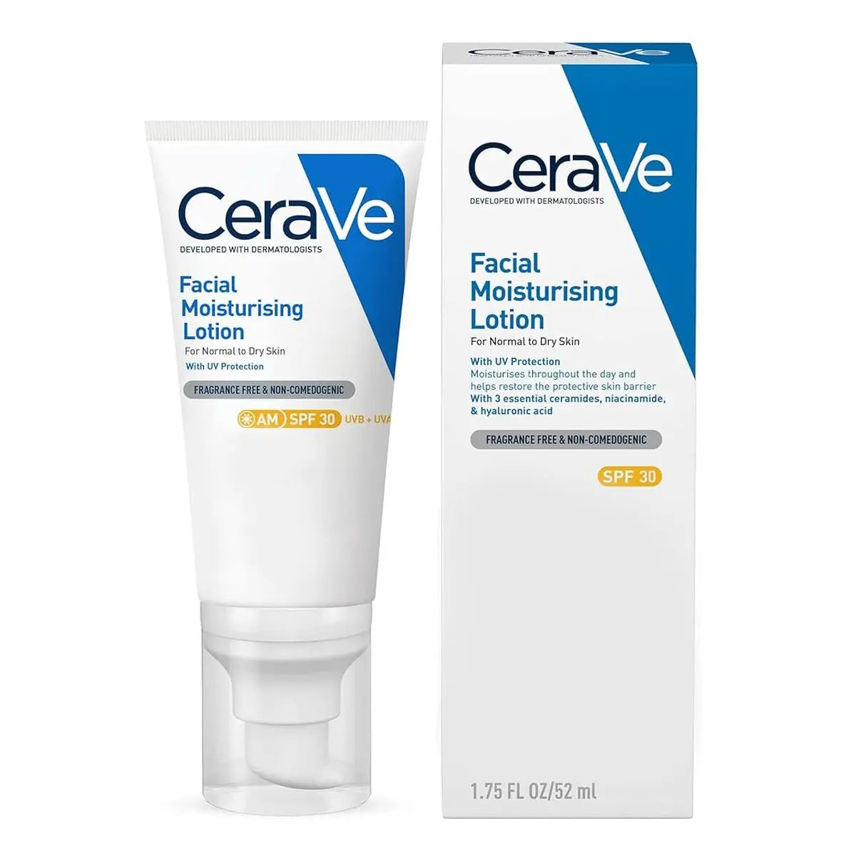 Moisturizing Facial Lotion CeraVe Spf 30 52 ml-0