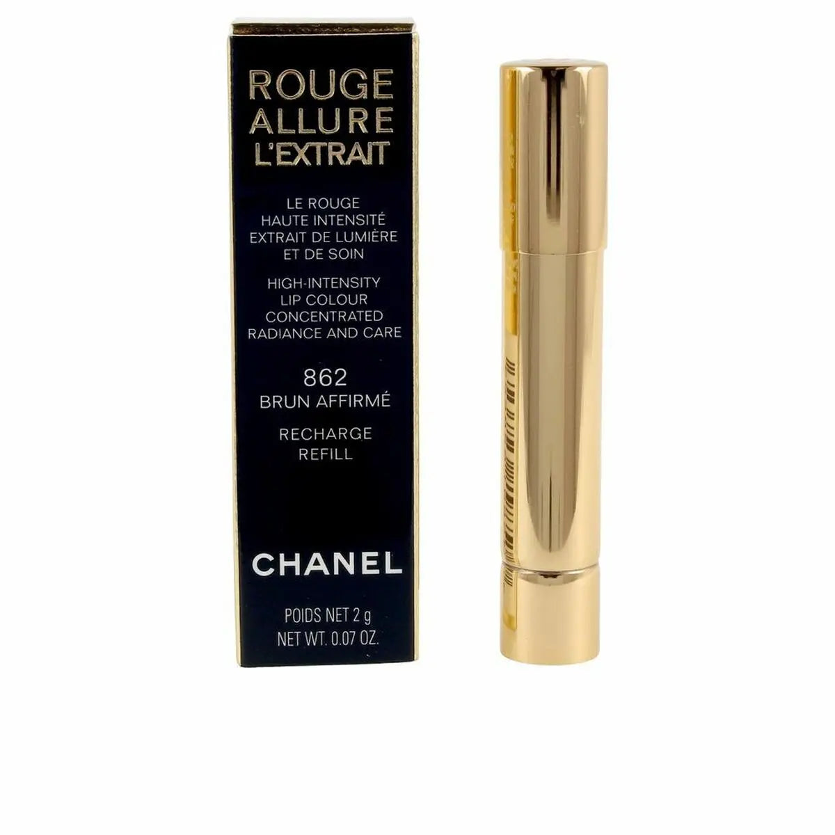 Lipstick Chanel Rouge Allure L'extrait Brun Affirme 862 1 Chanel